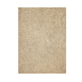 100% SHETLAND RAGG WOOL Half Zip Up Knit JUMPER Pullover Mens Sweater Knitted - Oat Marle (03) - S