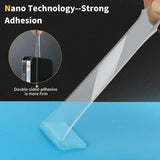 Arts & Crafts: Double-Sided Nano Mounting Tape Traceless Clear Adhesive Invisible Gel 2M x 20mm