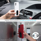 Car Mounts: phonetag - Multi-View Phone Stand with Magnetic Ring Holder Universal (Black)
