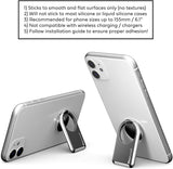 Car Mounts: phonetag - Multi-View Phone Stand with Magnetic Ring Holder Universal (Silver)