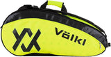 Volkl Classic Tour Combi Bag for 6-9 Tennis Racquets in Yellow/Black