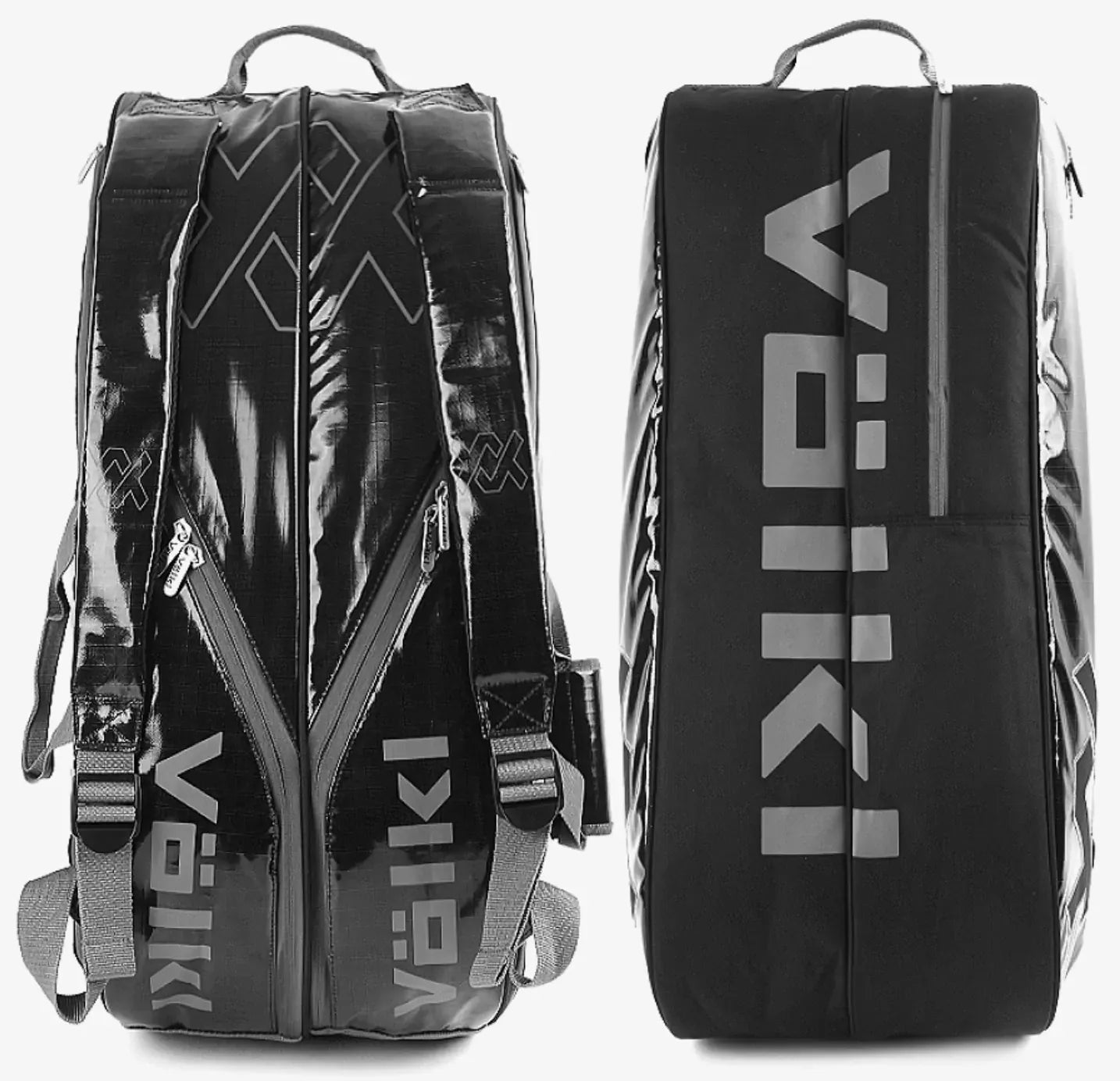 Volkl Primo Combi Tennis Bag Black / Charcoal (V72002) for 6-9 Racquets