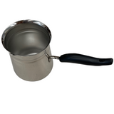 1.2L TURKISH COFFEE POT Milk Warmer Jug w Handle STAINLESS STEEL