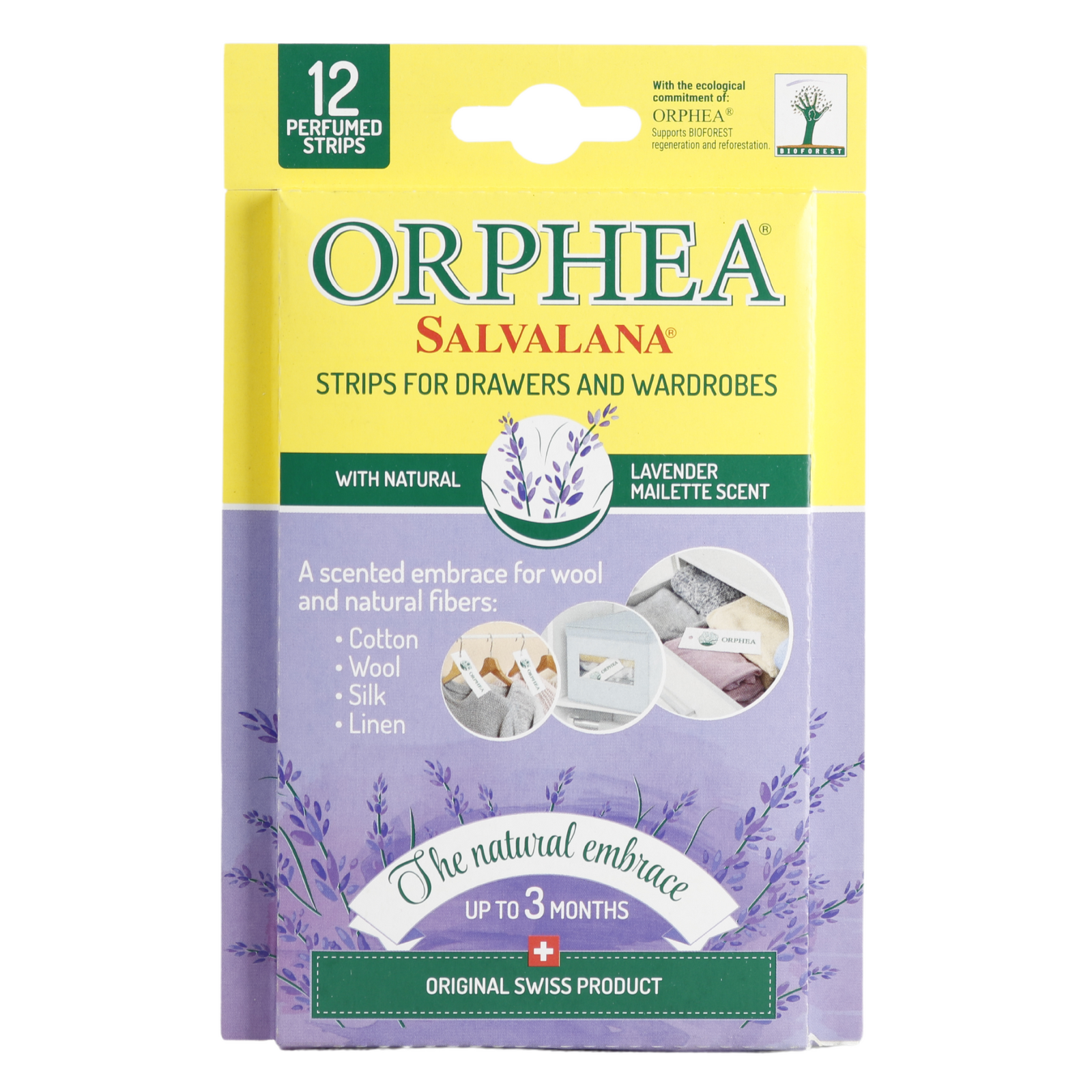 Clothing & Wardrobe Storage: Orphea 12pcs Clothes Protector Natural Lavender Scented Strips for Drawers/Closets