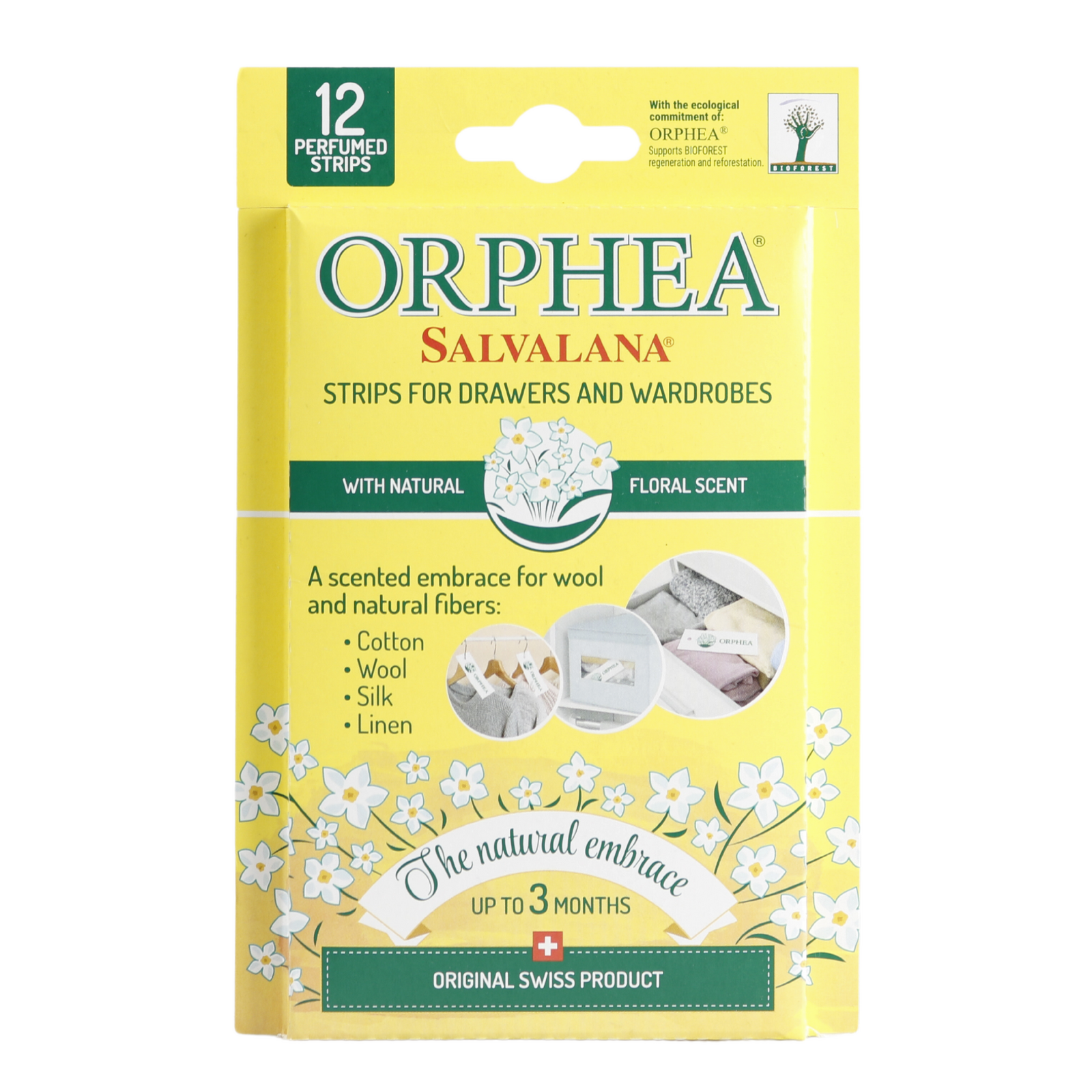 Clothing & Wardrobe Storage: Orphea 12pcs Clothes Protector Natural Flower Floral Scented Strips for Drawers/Closets