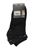Men's Underwear & Socks: Umbro Mens Trainer Ankle Socks - Black - 1 Pack of 3 Pairs - EU 39-42