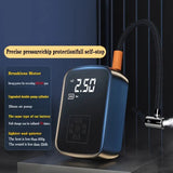 Bicycle Parts: Rechargeable Car Tire Bike Air Pump Tire Inflator Portable Compressor Digital Cordles