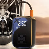 Bicycle Parts: Rechargeable Car Tire Bike Air Pump Tire Inflator Portable Compressor Digital Cordles