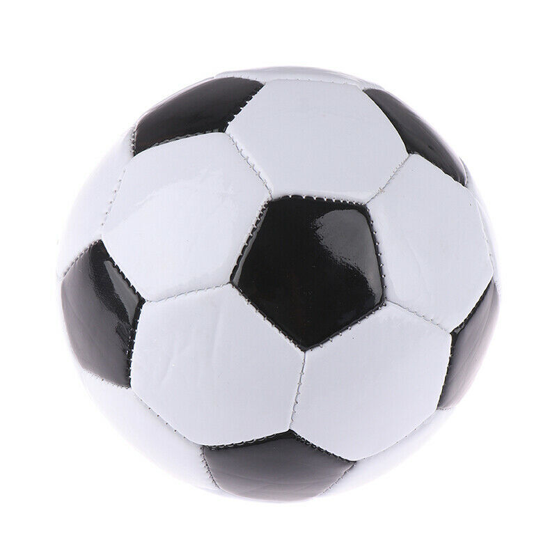 Soccer & Soccer Accessories: Classic Soccer Ball Football Training Standard Size 5 - Black/White