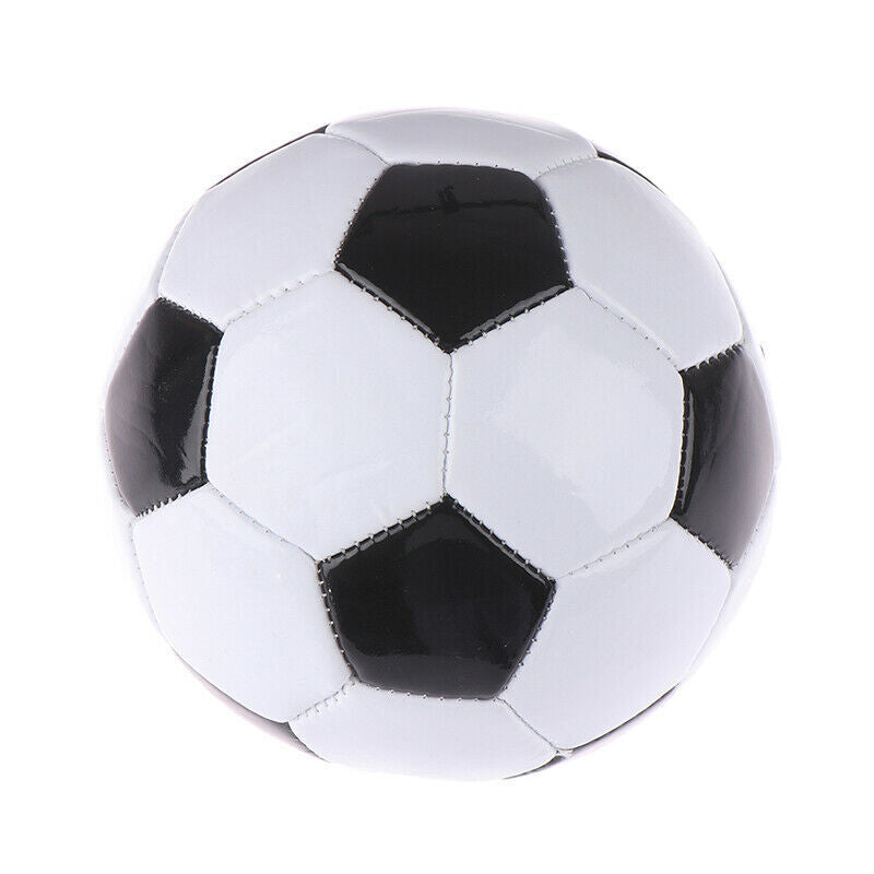 Soccer & Soccer Accessories: Classic Soccer Ball Football Training Standard Size 5 - Black/White