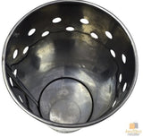 Toilet Brushes & Holders: Toilet Brush Holder Metal Stainless Steel Bathroom Set Handle Round Cover Clean