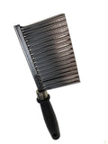 Kitchen Utensils: LARGE RIPPLE JELLY KNIFE Stainless Steel Blade Potato Crinkle Wavy Cutter Slicer