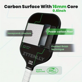 Pickleball: T300 Graphite Carbon Fiber Pickleball Paddles Pickle Ball Racket Racquet