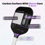 Pickleball: T300 Graphite Carbon Fiber Pickleball Paddles Pickle Ball Racket Racquet