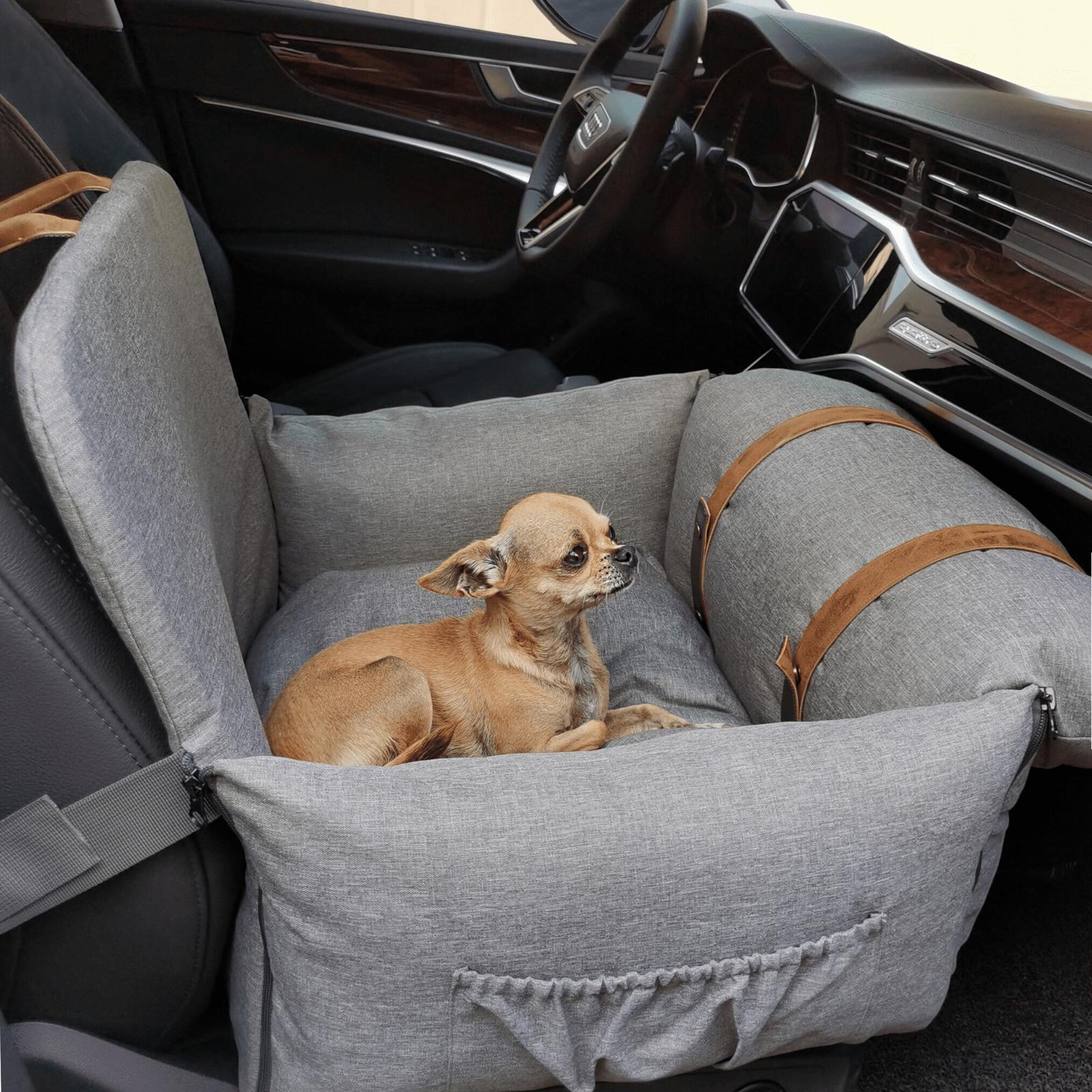 Cat Carriers & Crates: Premium Dog Booster Seat for Small Pets