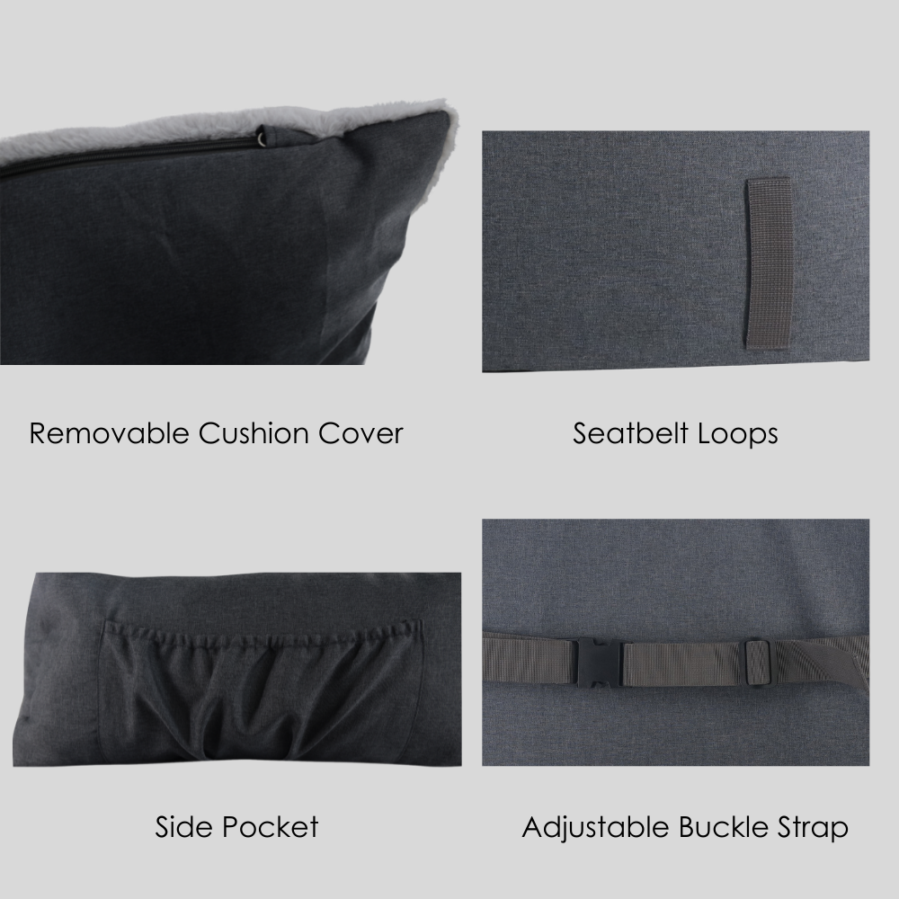 Cat Carriers & Crates: Premium Dog Booster Seat for Medium Pets