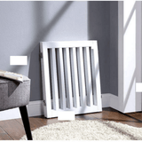 Cat & Dog Flaps: Three Panel Freestanding Dog Gate, White
