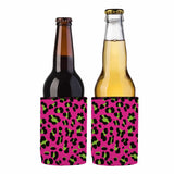 80s Leopard Print Stubby Cooler 2-Pack - Standard