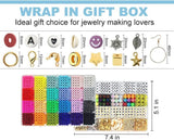 6000pcs Polymer Clay Beads Set 24 Colors Clay Round Disc Spacer Heishi Beads Jewelry Making Kit