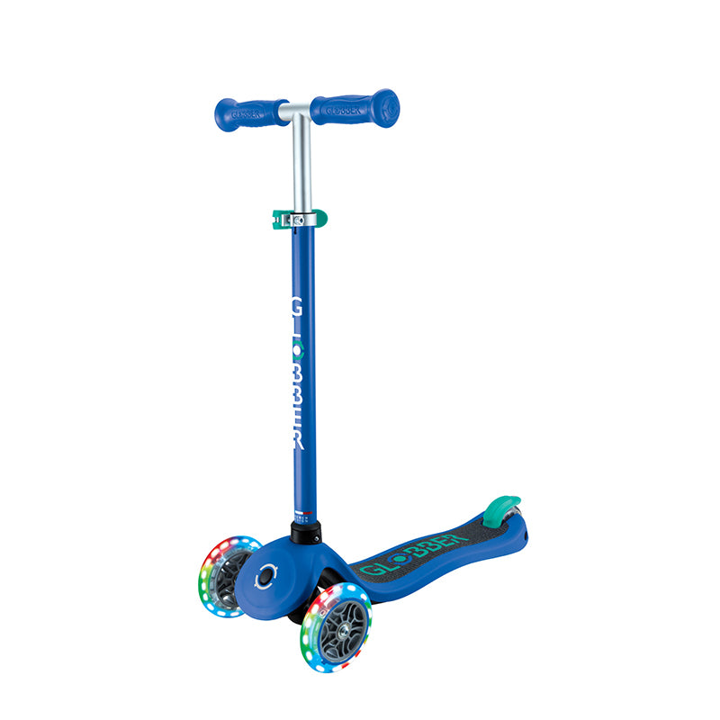 Bicycles: Globber Primo scooter Lights - Blue/ Green