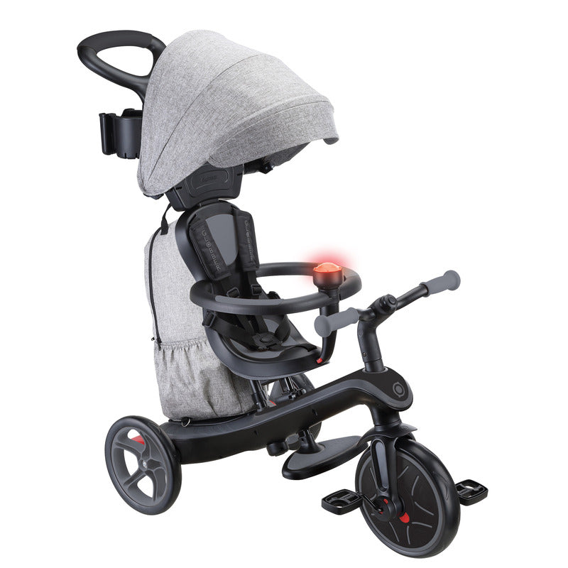 Bicycles: Globber EXPLORER Trike 4in1 DELUXE PLAY -Black/Grey
