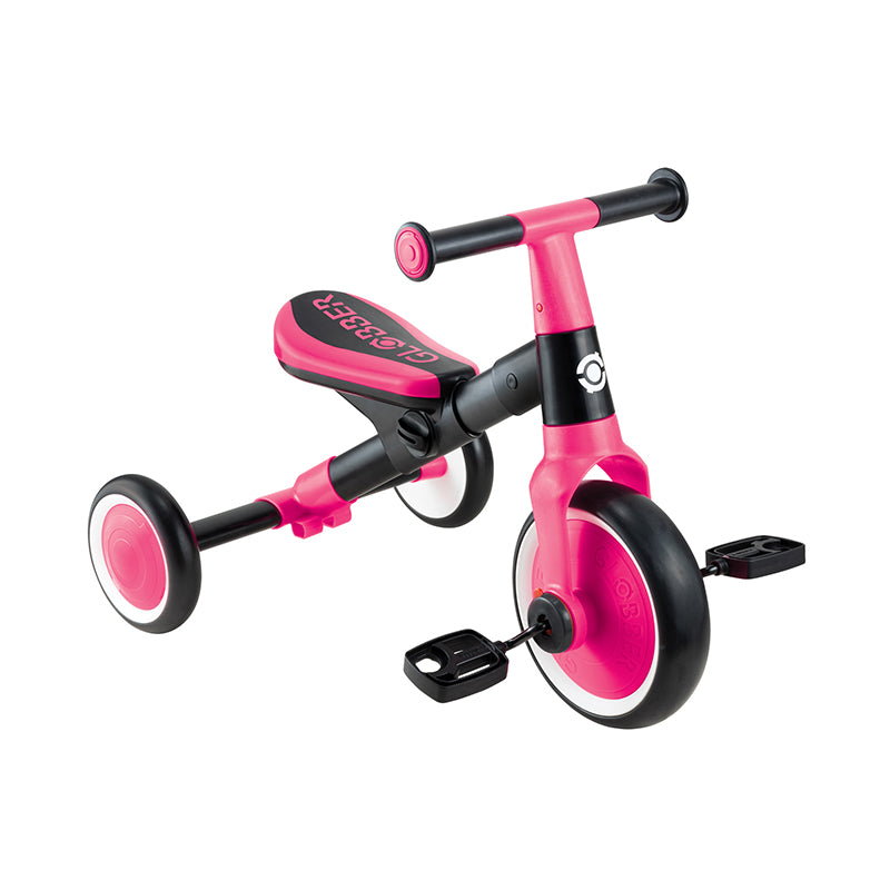 Bicycles: Globber LEARNING TRIKE - Fuchsia Pink
