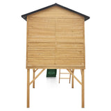 Lifespan Kids Burleigh Cubby House with 2.2m Slide (Green)