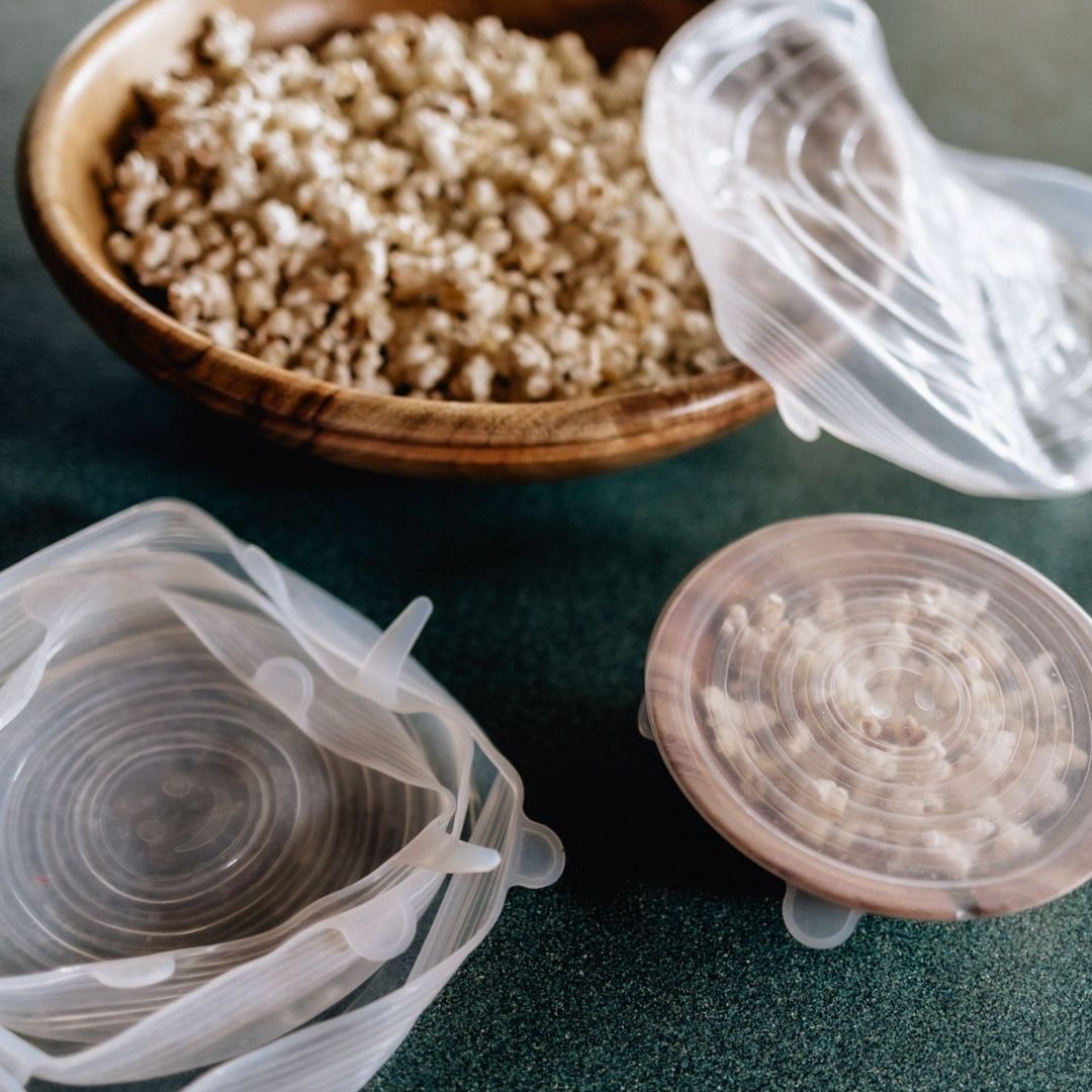 Food Storage: Food Grade Silicone Stretch Lids: Your Ultimate Reusable Food Covers - set of 7 (Test)
