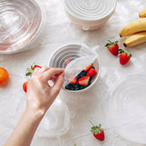 Food Storage: Food Grade Silicone Stretch Lids: Your Ultimate Reusable Food Covers - set of 7 (Test)
