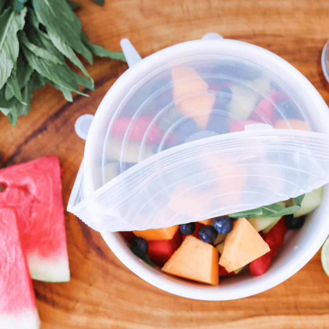 Food Storage: Food Grade Silicone Stretch Lids: Your Ultimate Reusable Food Covers - set of 7 (Test)