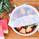 Food Storage: Food Grade Silicone Stretch Lids: Your Ultimate Reusable Food Covers - set of 7 (Test)