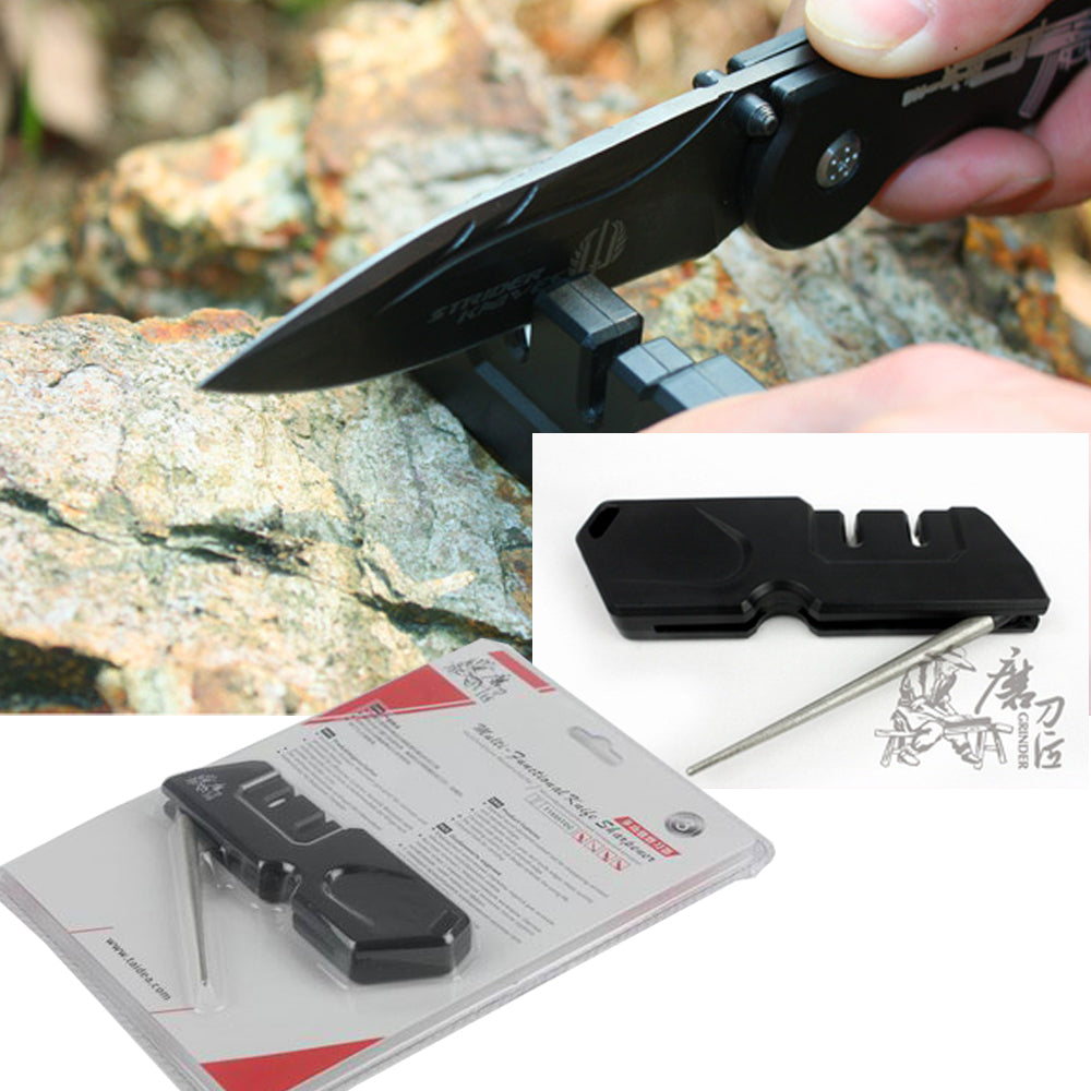 Kitchen Knives: TAIDEA 3in1 Pocket Knife Sharpener