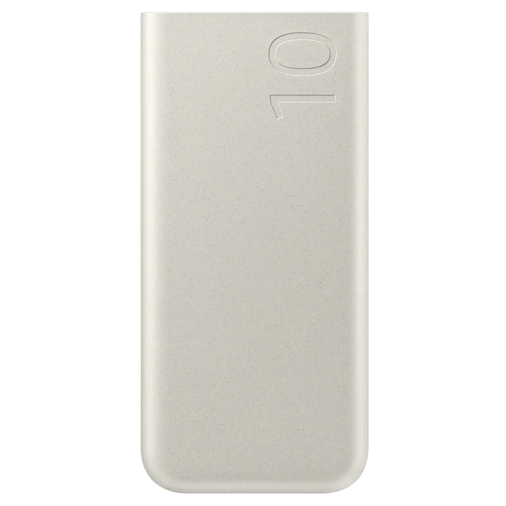 Samsung 25W Super FAST charging  2 x USB-C Port PD 10000mAh Slim Power Bank - Beige