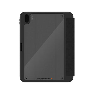 EFM Aspen Folio Case Armour with D3O & E Leather for iPad 10.9 (2022) - Black