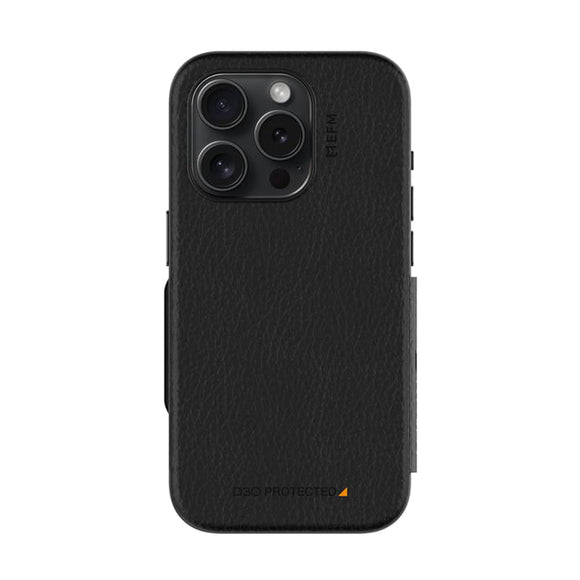 EFM Monaco E-leather Wallet Case Armour With D3O Plus Suits Iphone 15 Pro (6.1