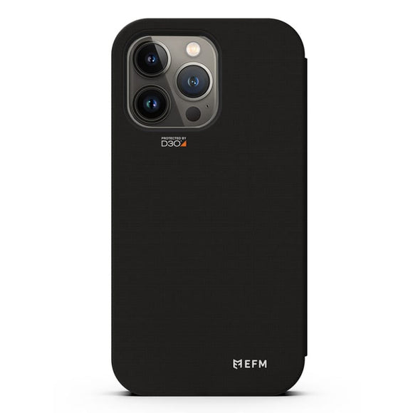 EFM Miami Leather Wallet Case Armour with D3O For iPhone 13 Pro Max (6.7