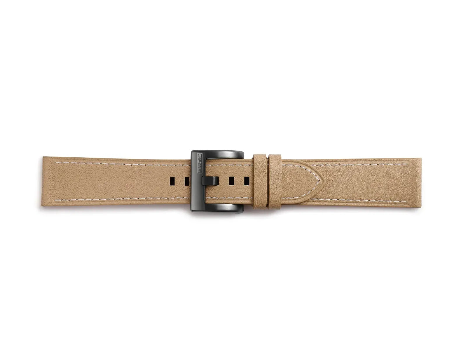 Samsung Classic Leather Strap Beige - Gear Sport