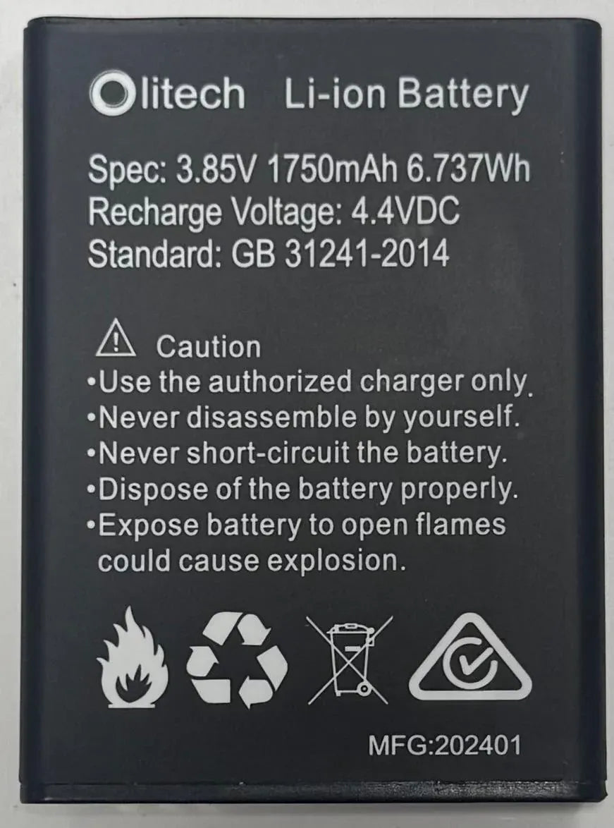 Olitech EasyFlip Smart Replacement Battery (Model Number: OLT2021-S-BT)