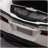 12V Licensed V8 Corvette Battery Powered Sports Kids Ride On Car – White