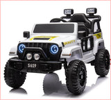 12V Kids Electric Ride On Jeep – White