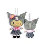 Dolls, Playsets & Toy Figures: Sanrio Kuromi Tan Uniform Plush Mascot Keychain