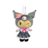 Dolls, Playsets & Toy Figures: Sanrio Kuromi Tan Uniform Plush Mascot Keychain