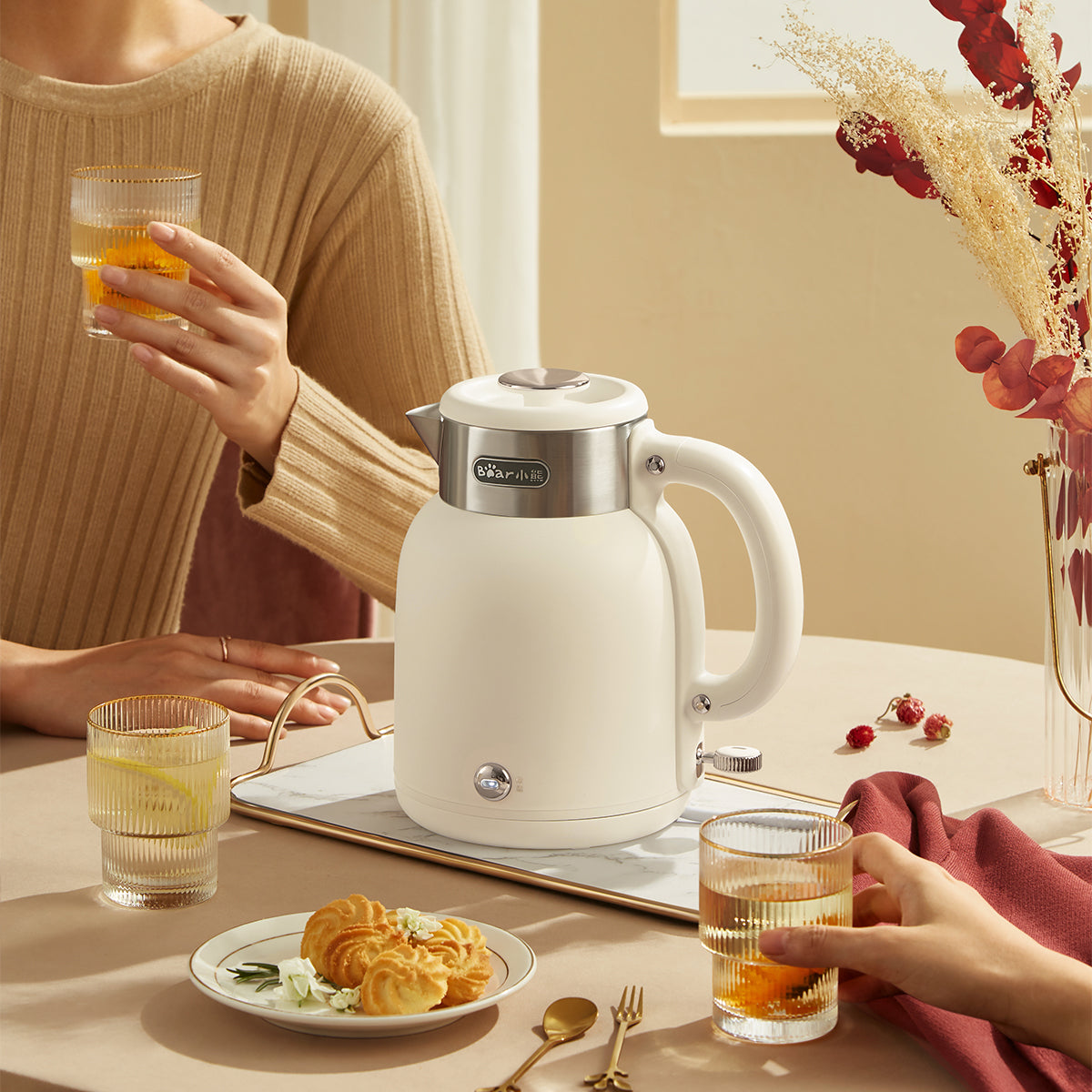 Distilling & Brewing: BEAR 1.5 Litre Electric Kettle ZDH-C15C1