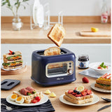 Toasters & Grills: BEAR Double Slots Bread Toaster With Glass Window DSL-C02X1