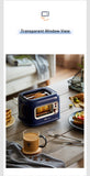 Toasters & Grills: BEAR Double Slots Bread Toaster With Glass Window DSL-C02X1