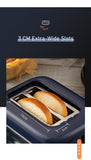 Toasters & Grills: BEAR Double Slots Bread Toaster With Glass Window DSL-C02X1