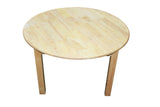 Side Tables: Rubberwood Round Table 90