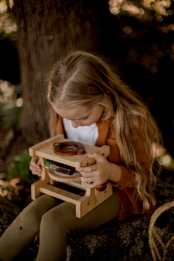 Wooden Microscope