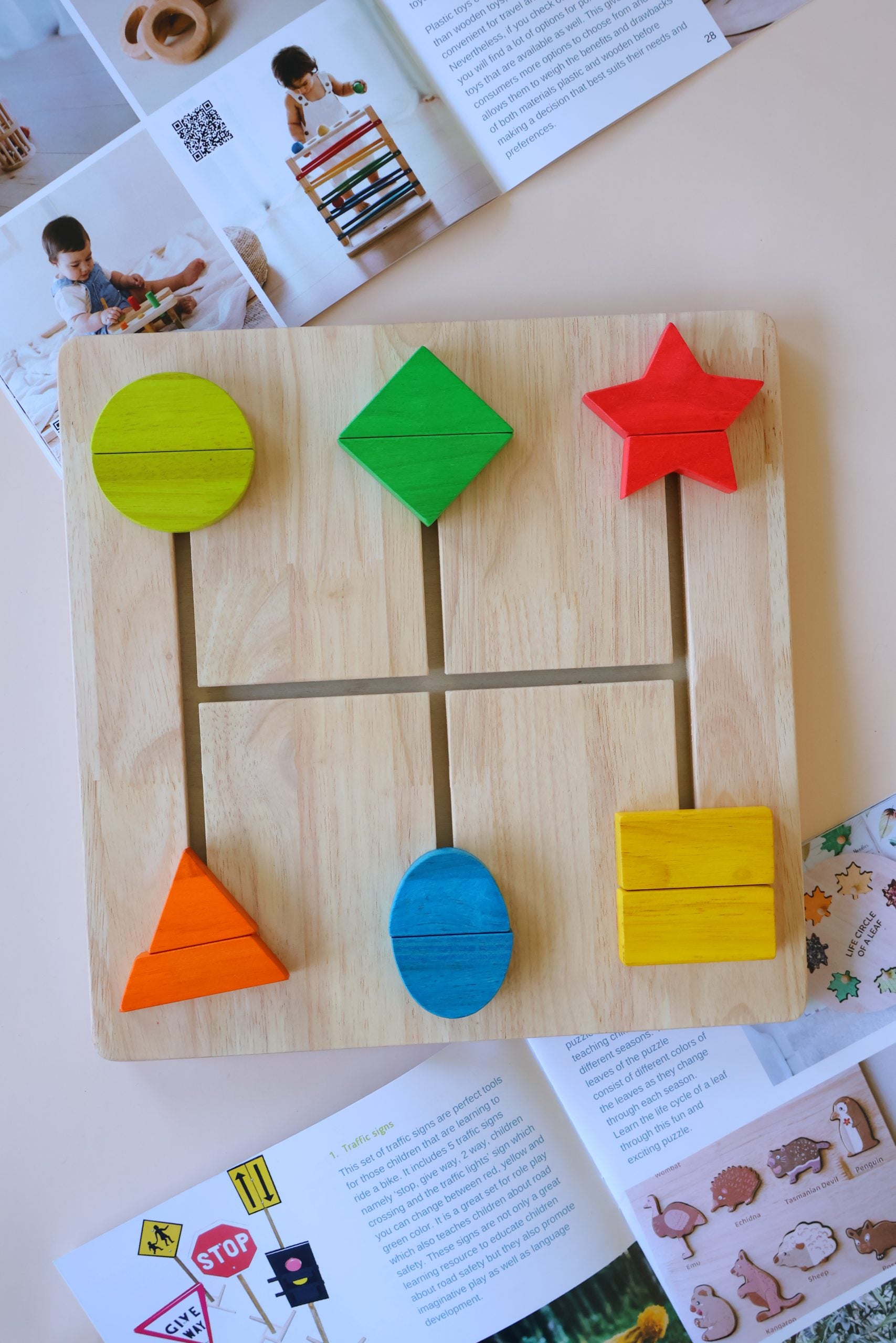 Activity Toys: Move and Make Shape Board