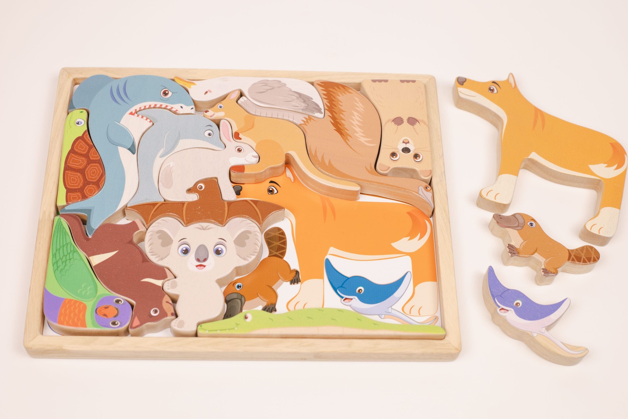 Activity Toys: Australian Wildlife puzzle and play set